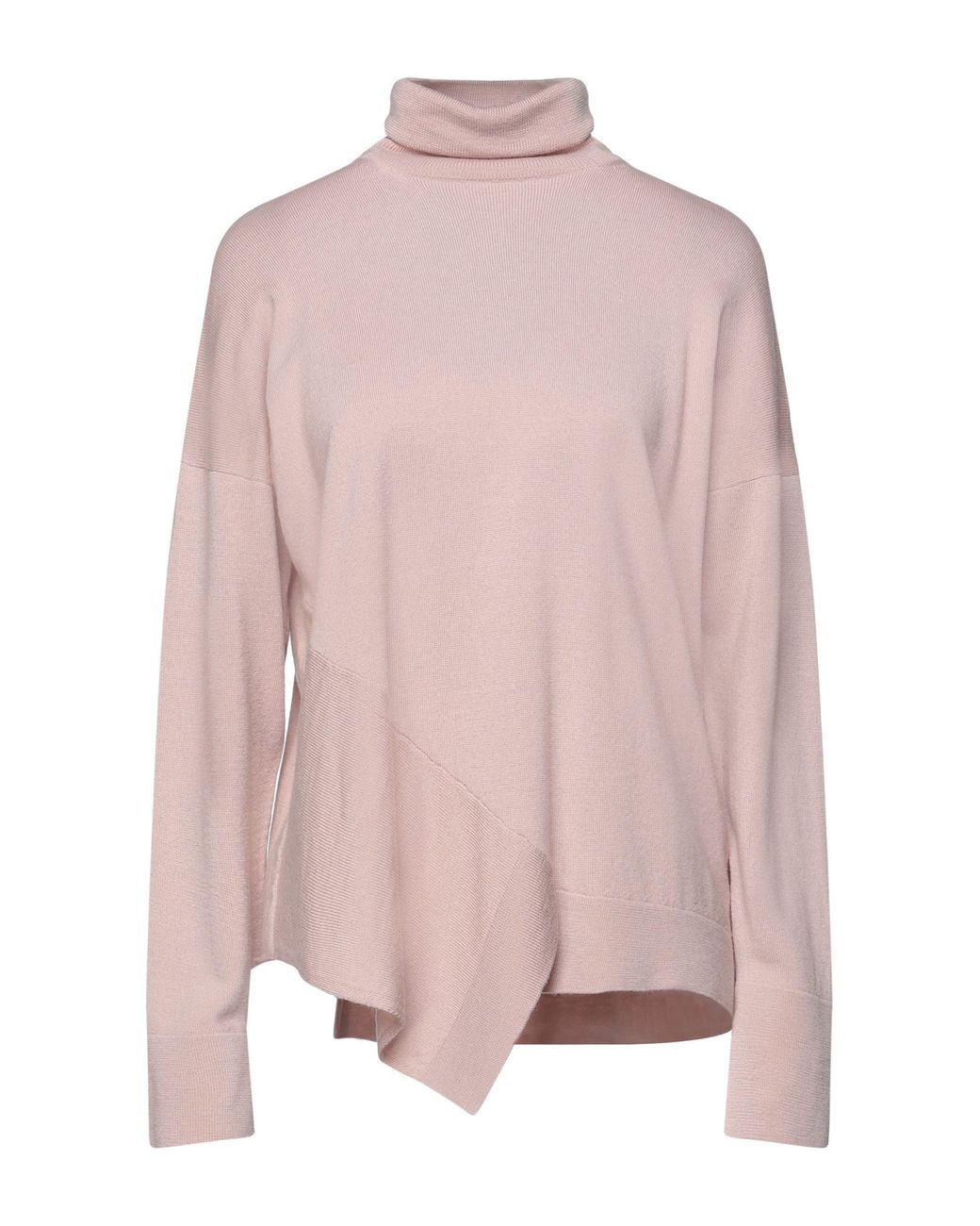 blush pink turtleneck