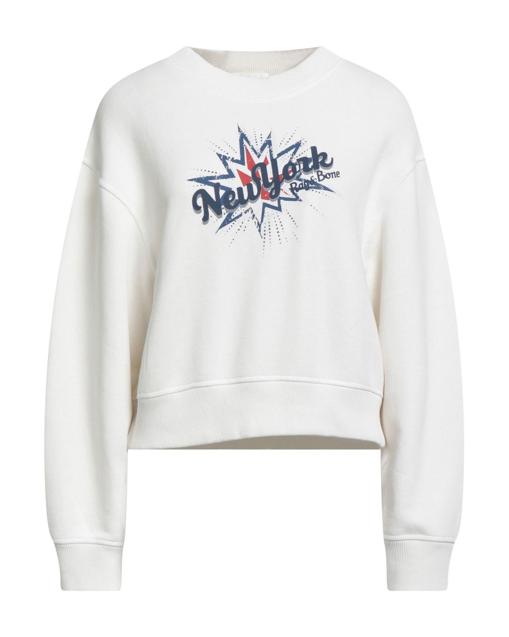 Rag & Bone White Sweatshirt