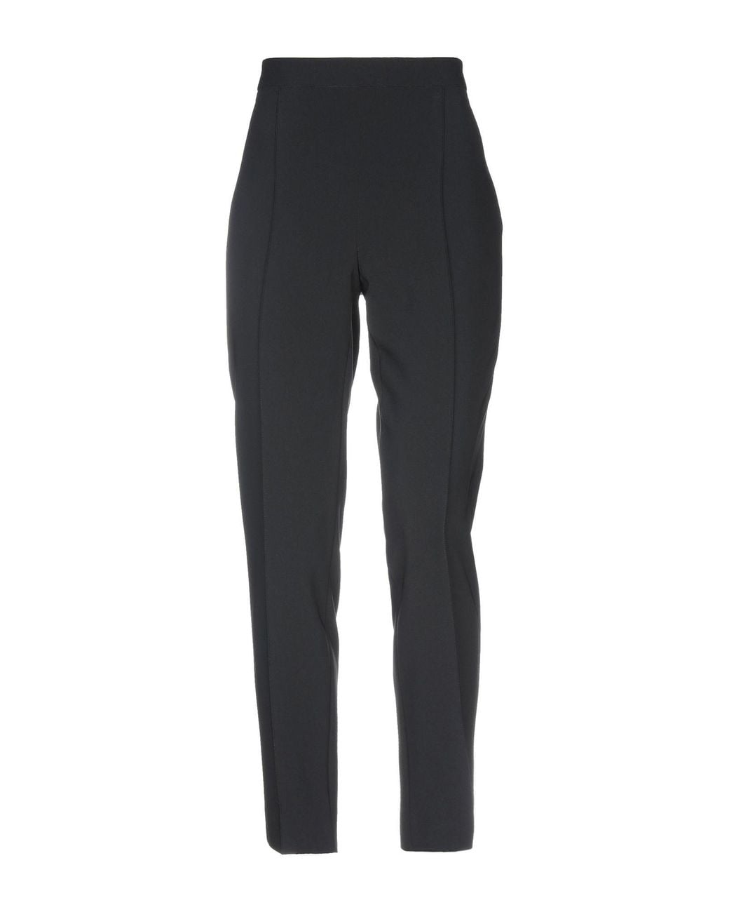 Moschino Black Pants Triacetate, Polyester