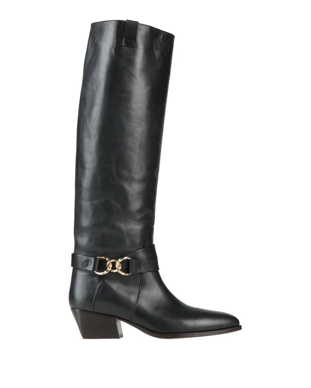 Ulla Johnson Black Boot Calfskin