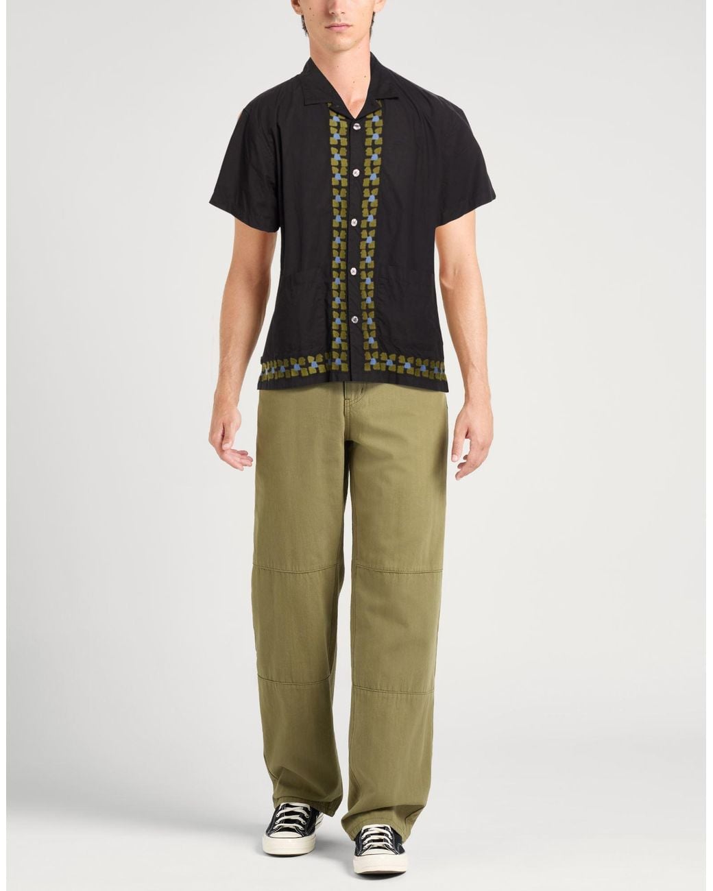 Camicia di Obey in Black da Uomo