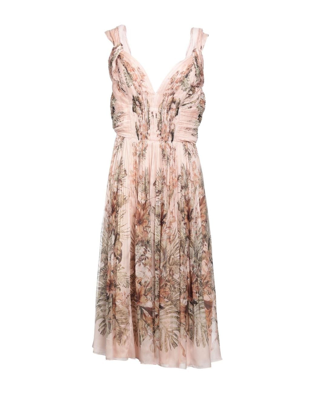 Alberta Ferretti Pink Midi Dress