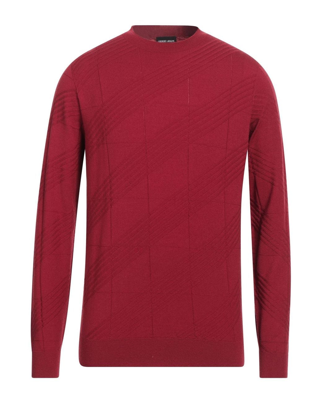 Pullover Giorgio Armani pour homme en coloris Red