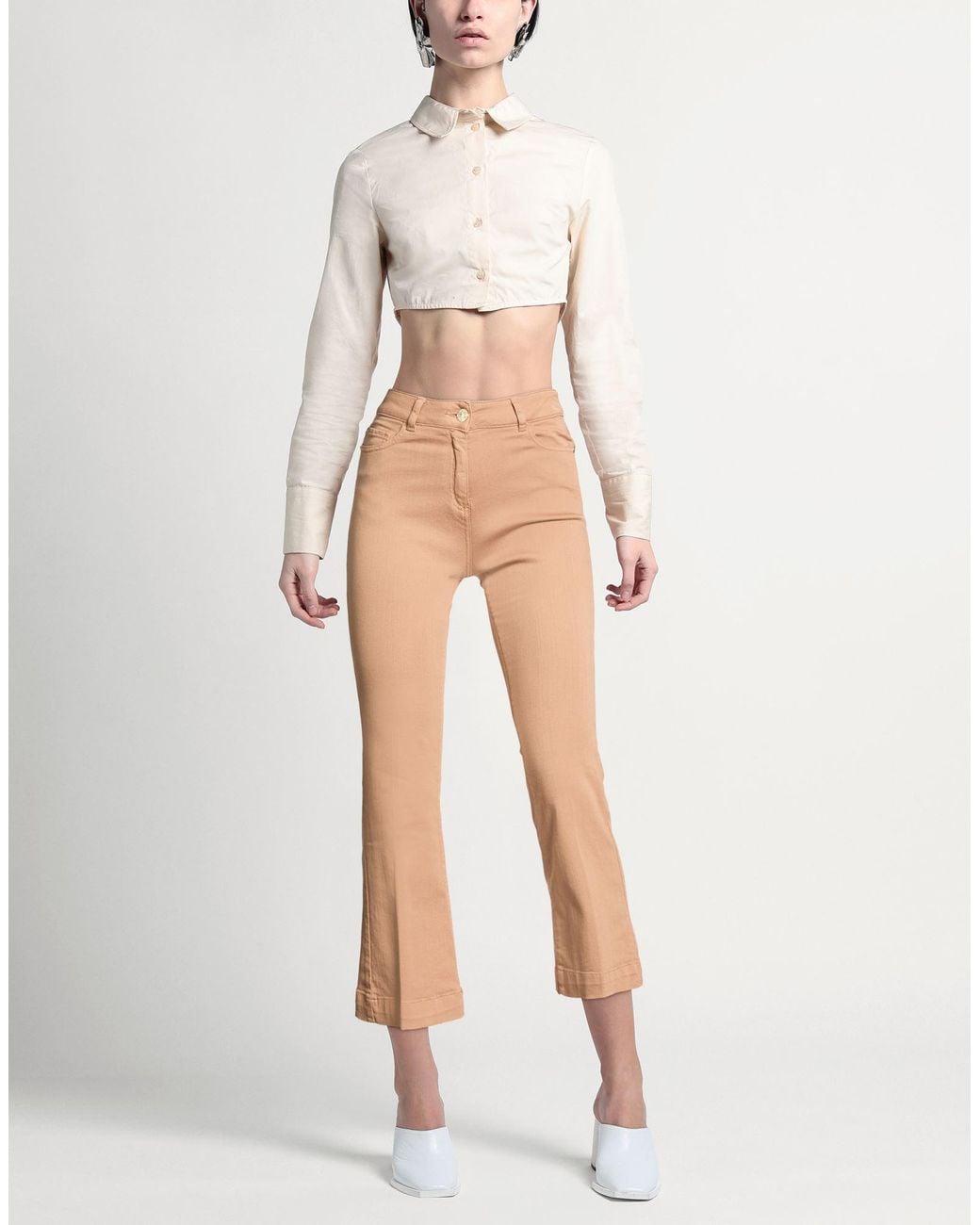 Nenette Natural Jeans Cotton, Elastomultiester, Elastane