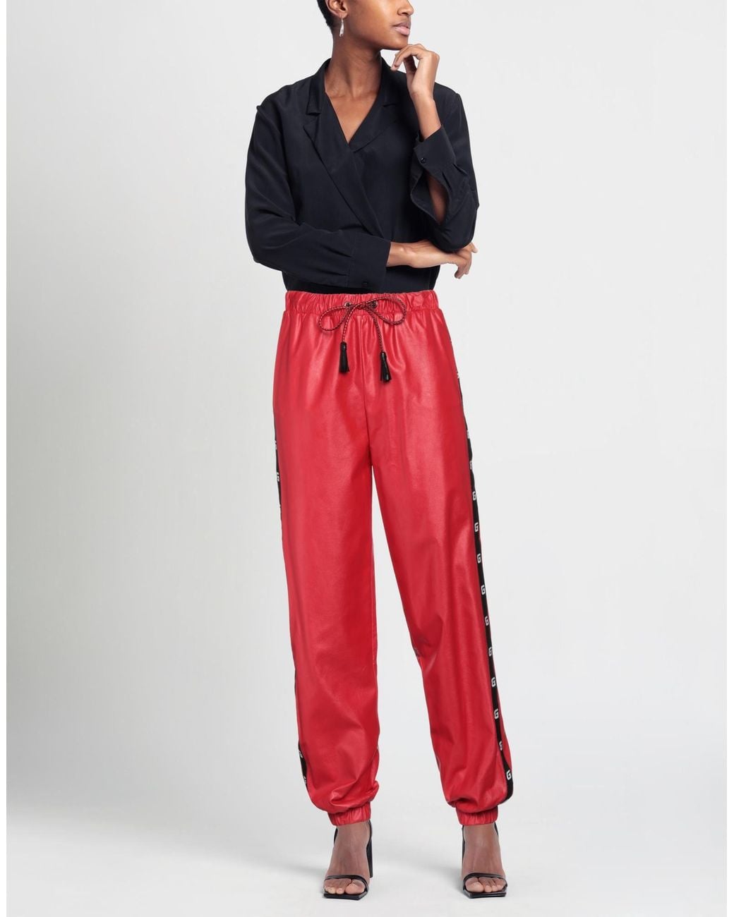 Gaelle Paris Red Pants