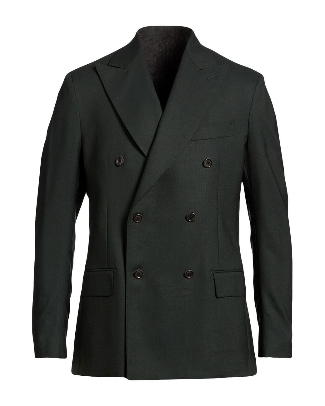 De Petrillo Black Blazer for men