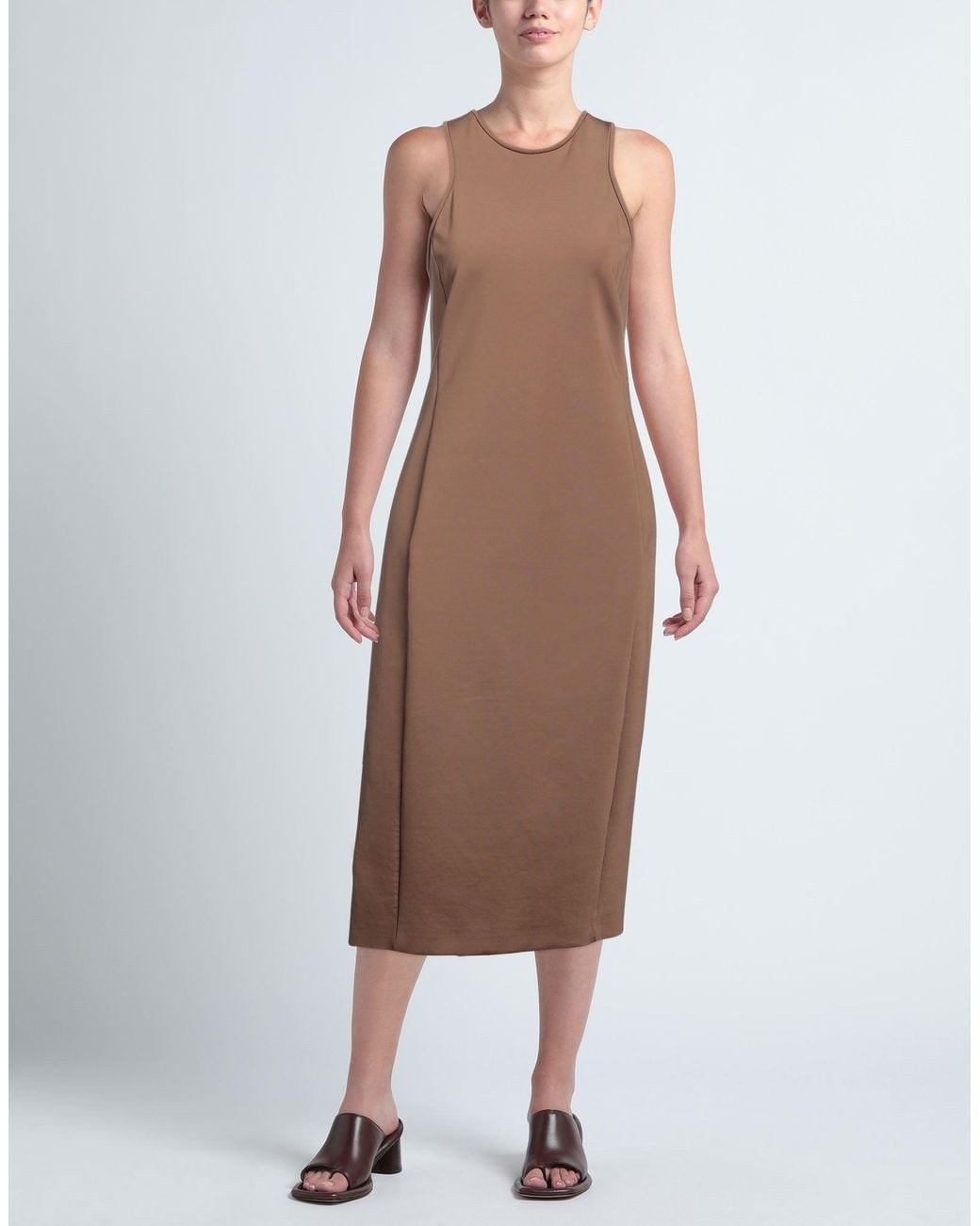 Max Mara Brown Midi Dress