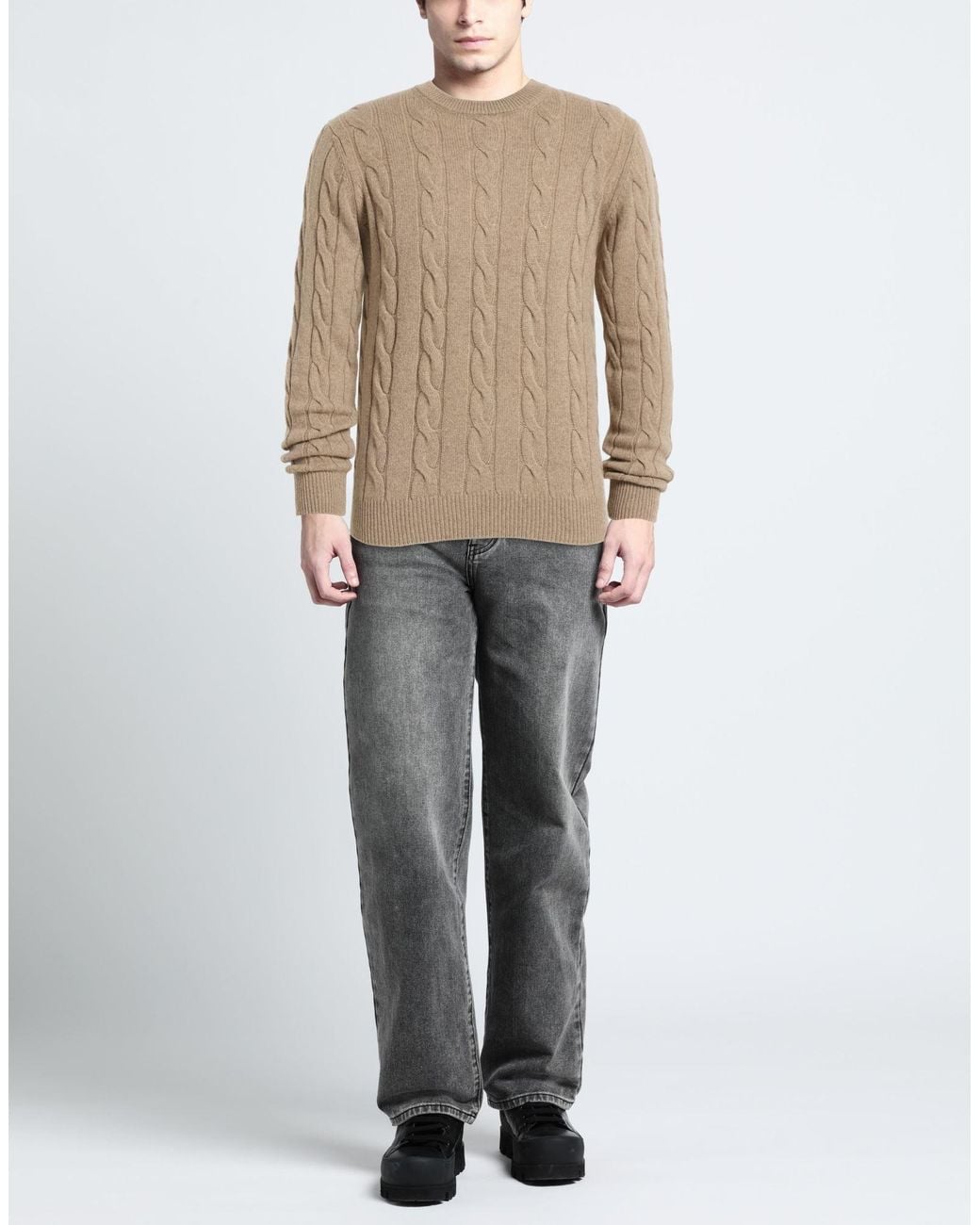 Pullover Aragona de hombre de color Natural