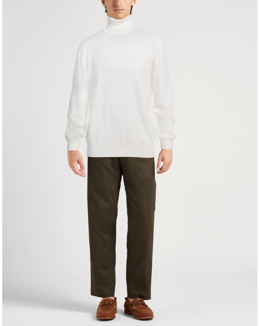 Liu Jo White Turtleneck for men