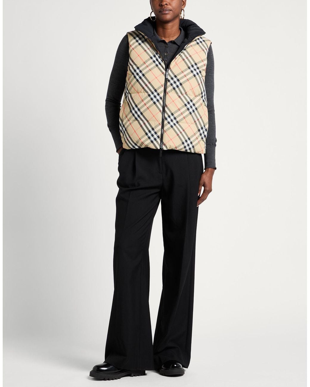 Chompa Sin Mangas Burberry de color White