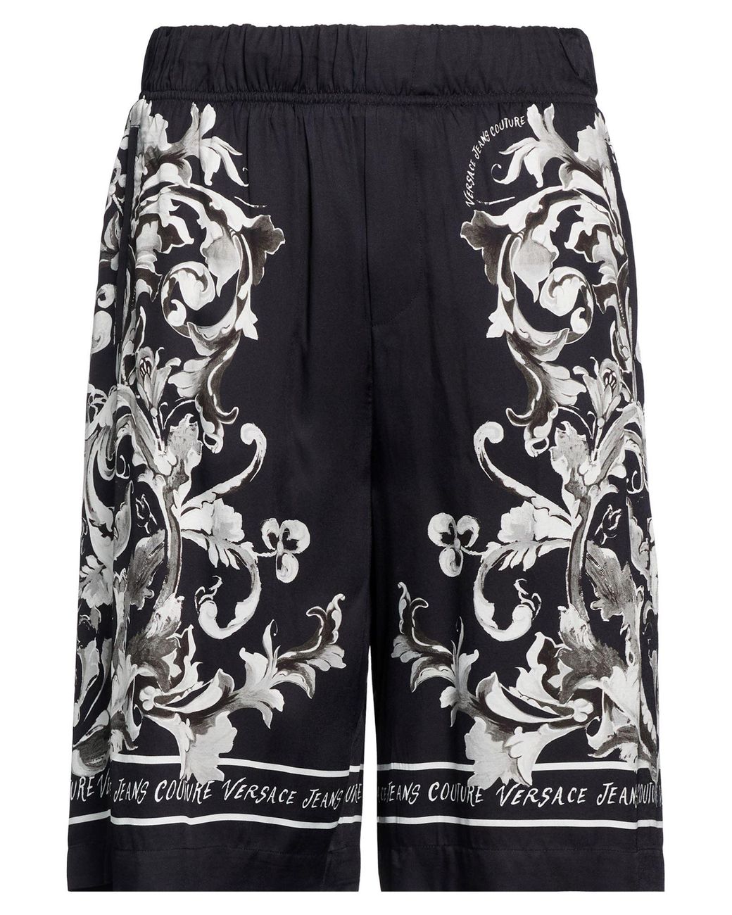 Versace Jeans Couture Black Shorts & Bermuda Shorts Viscose for men