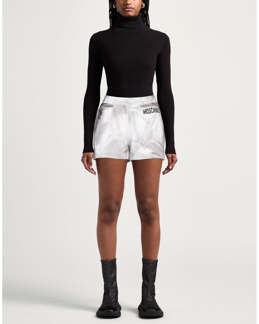 Moschino Gray Shorts & Bermuda Shorts