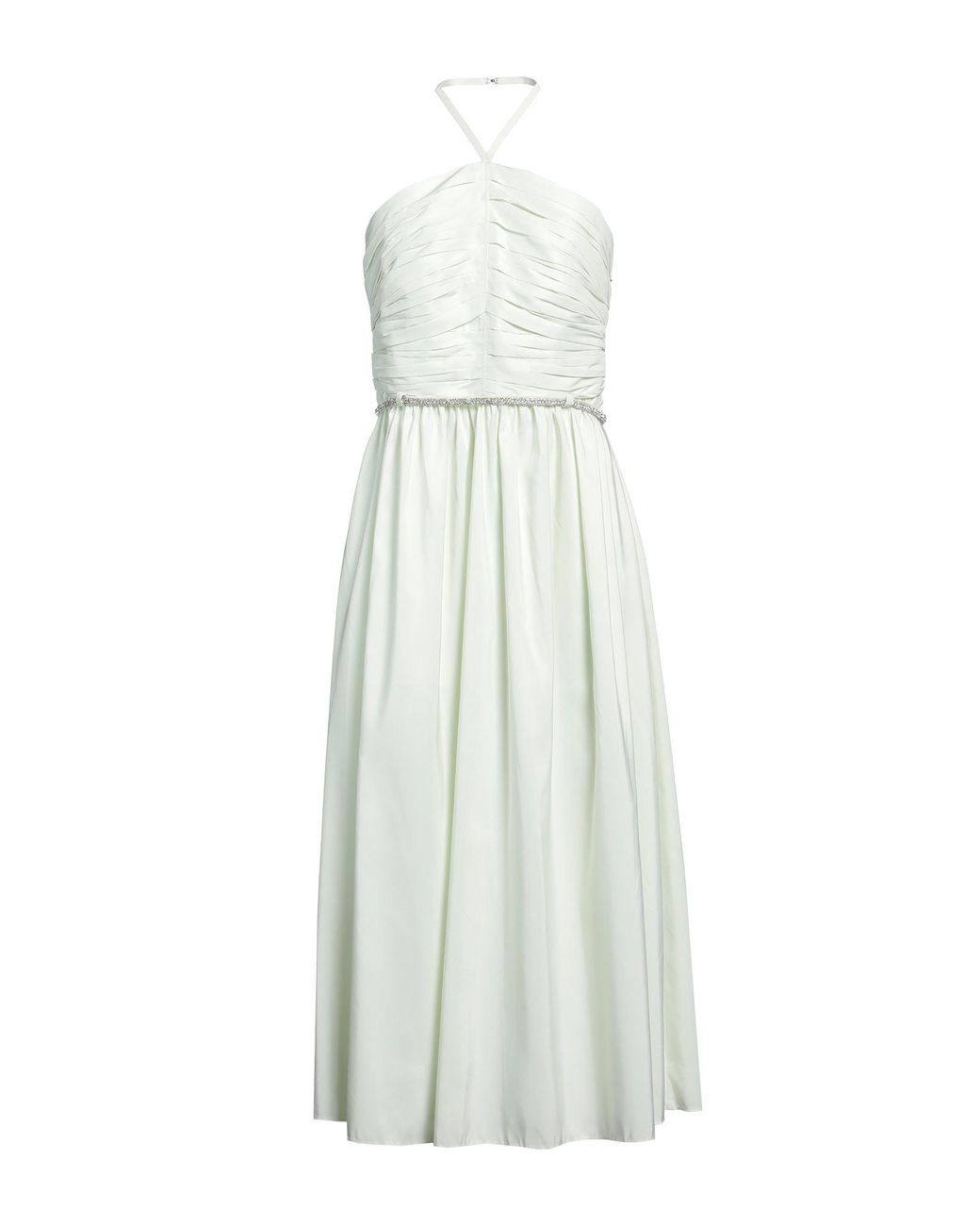 Self-Portrait White Midi Dress