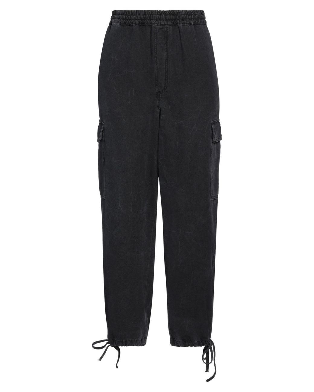 Etudes Studio Black Pants Cotton, Linen for men