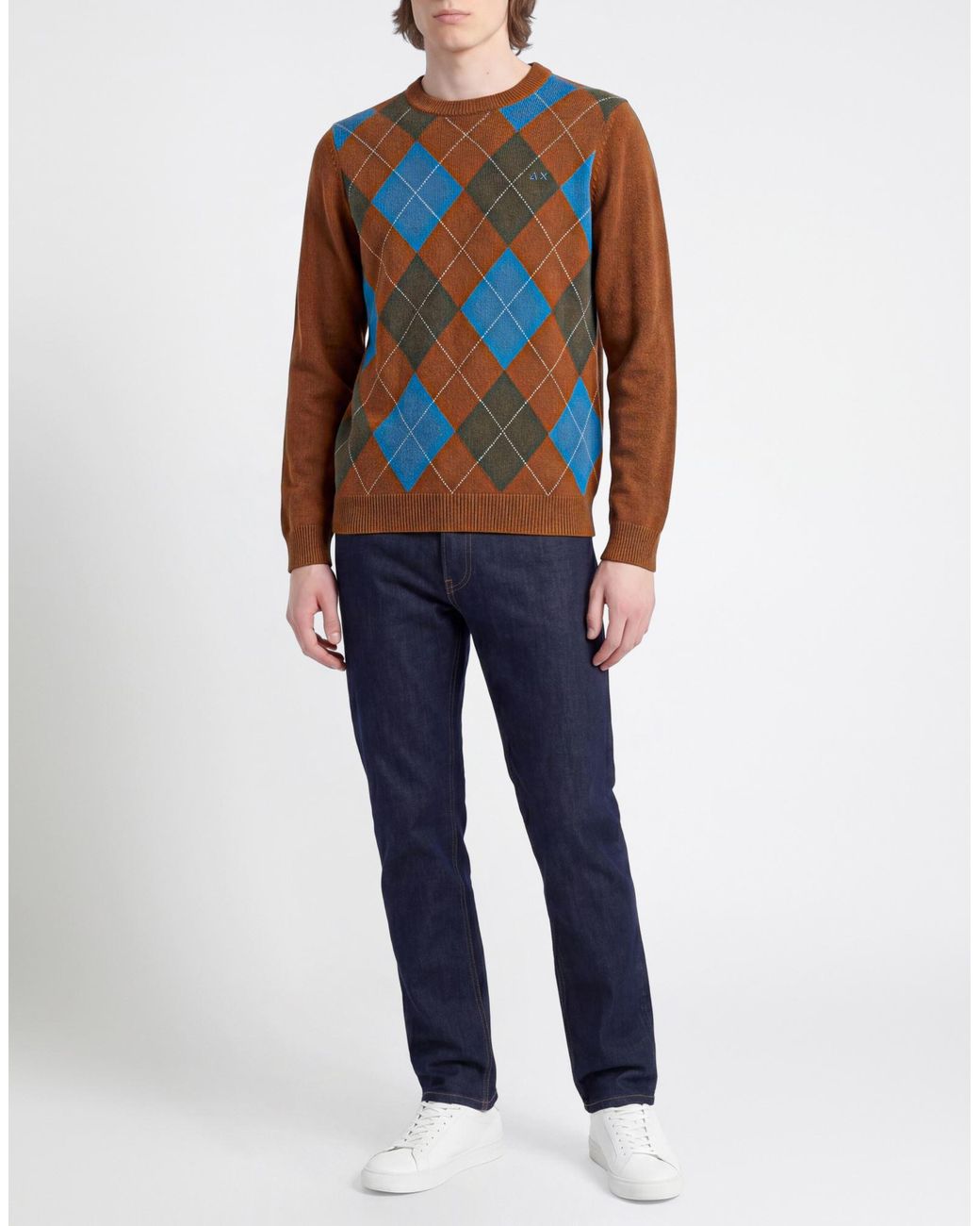 Sun 68 Orange Jumper for men