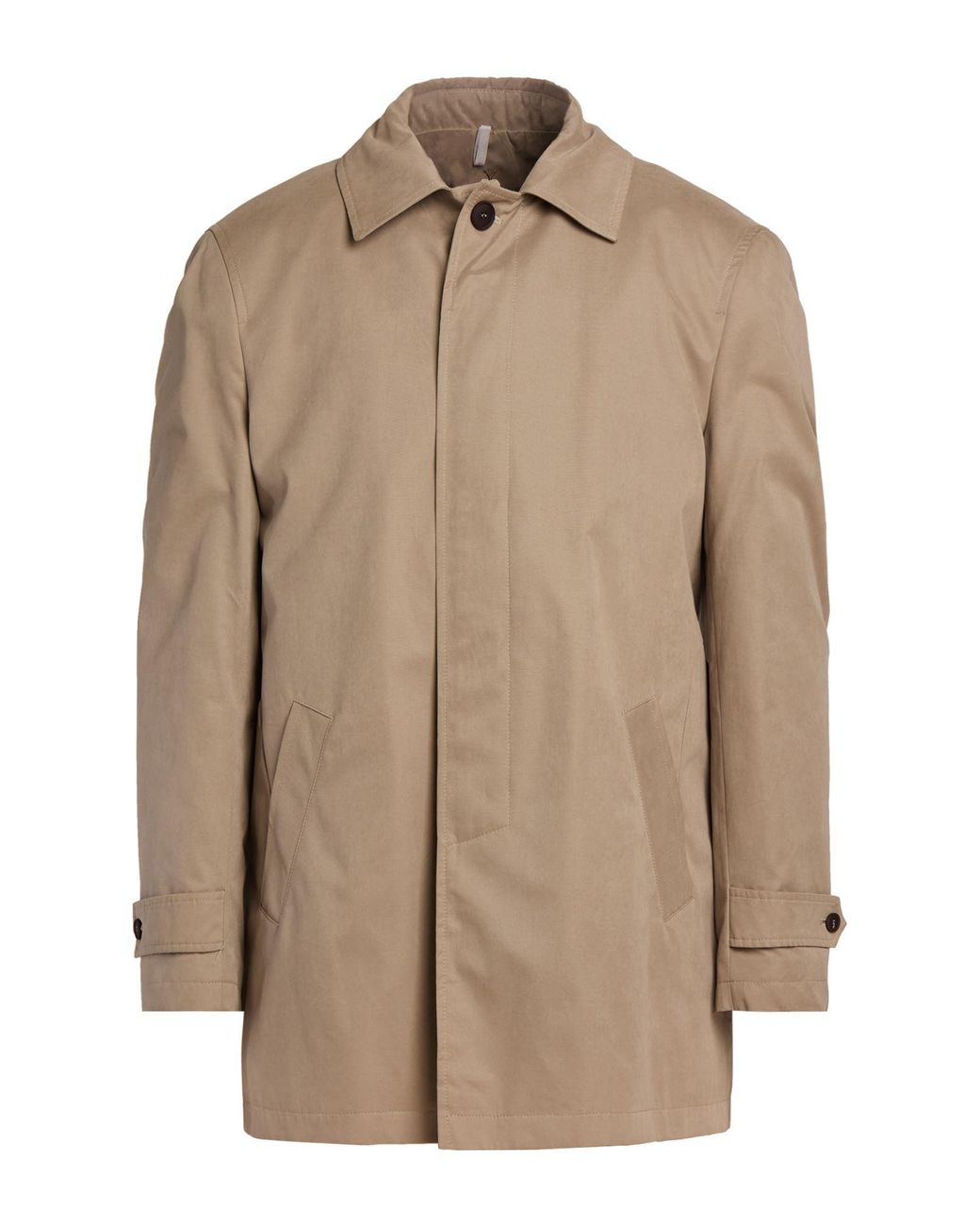 Twenty-one Brown Overcoat & Trench Coat Pes, Cotton, Nylon for men