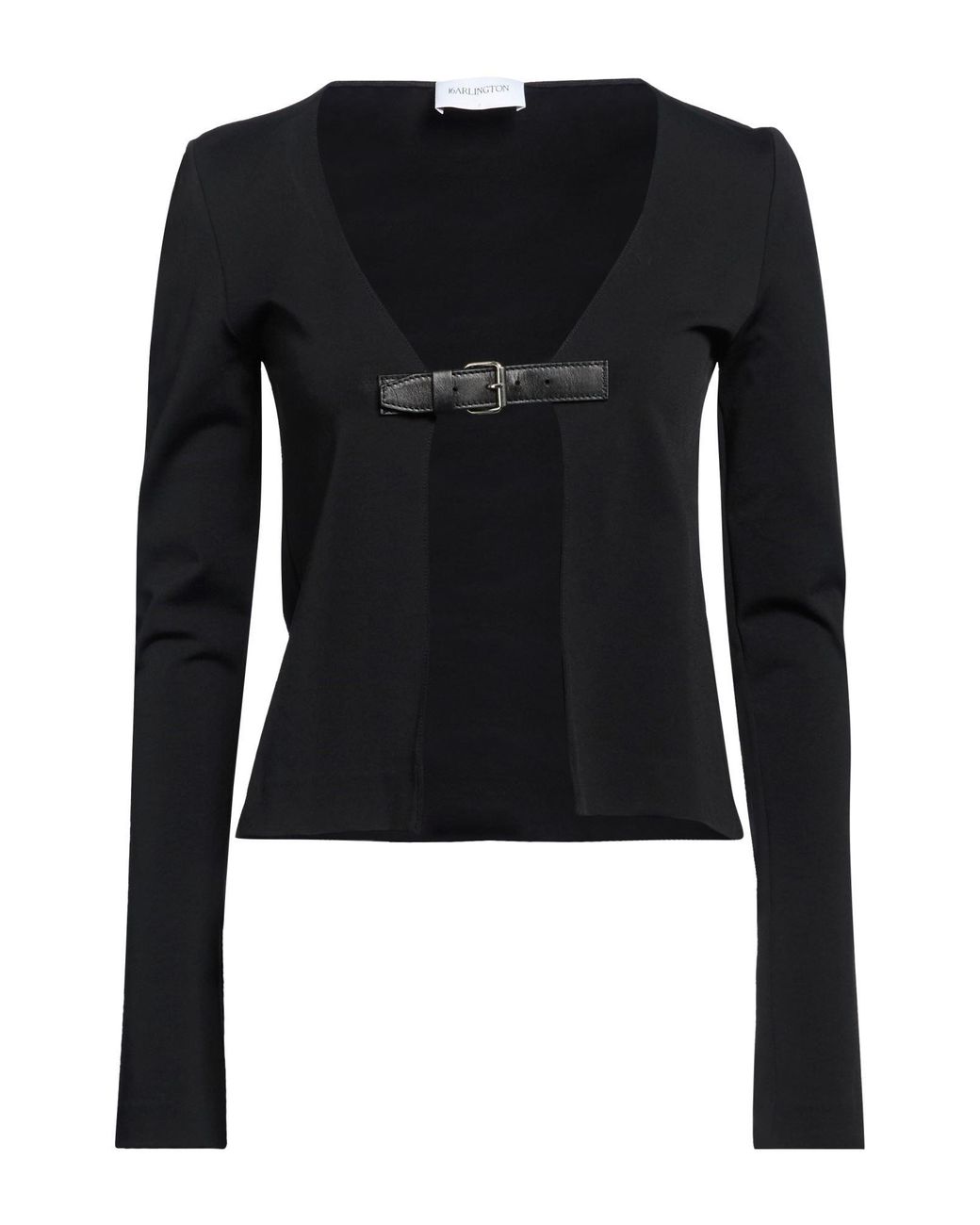 16Arlington Black Jacket Viscose, Nylon, Polyurethane