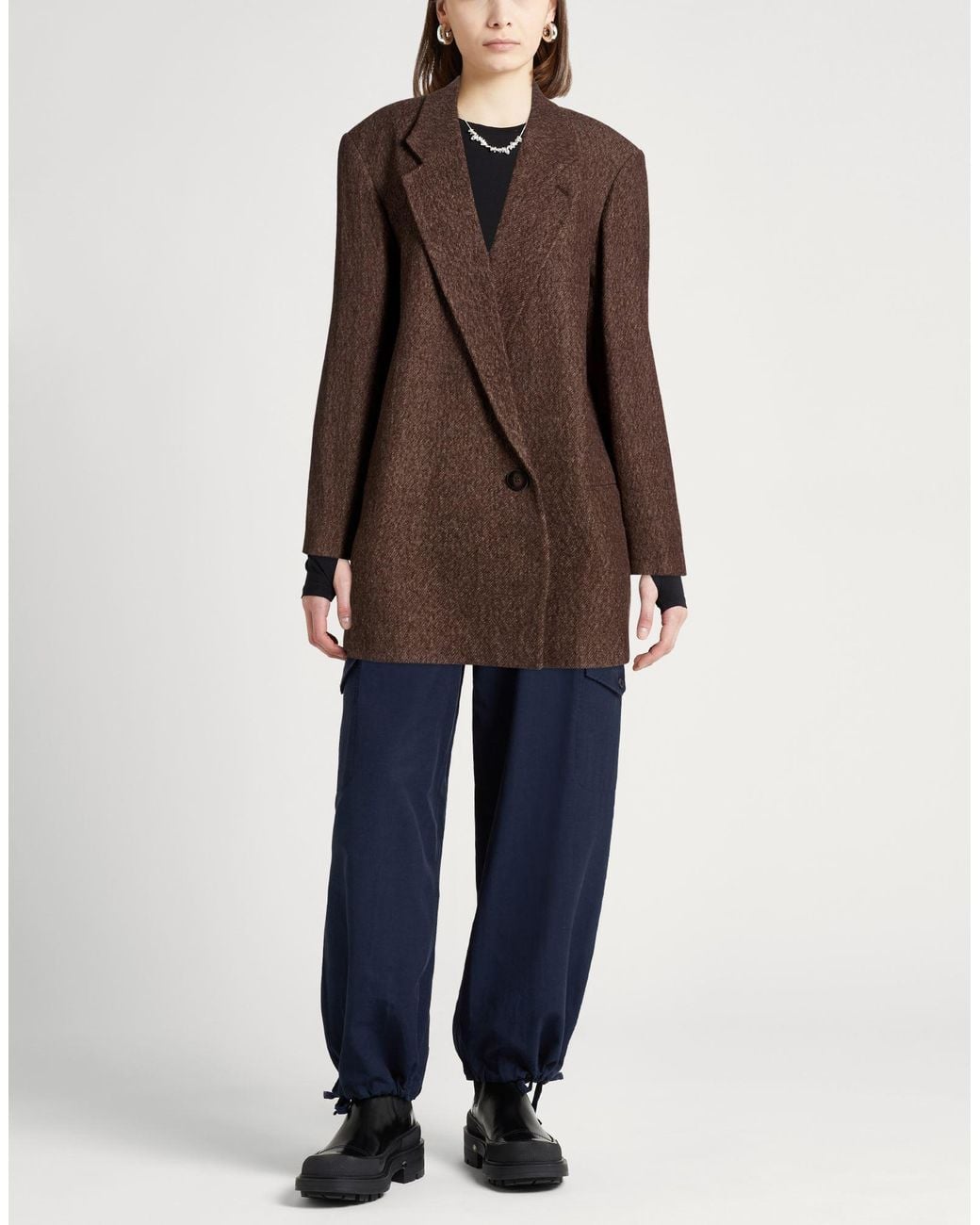 Alysi Brown Coat