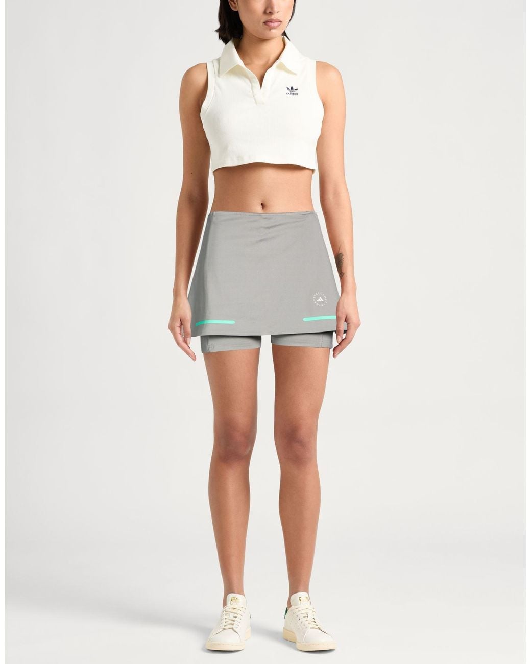 Adidas By Stella McCartney Gray Mini Skirts
