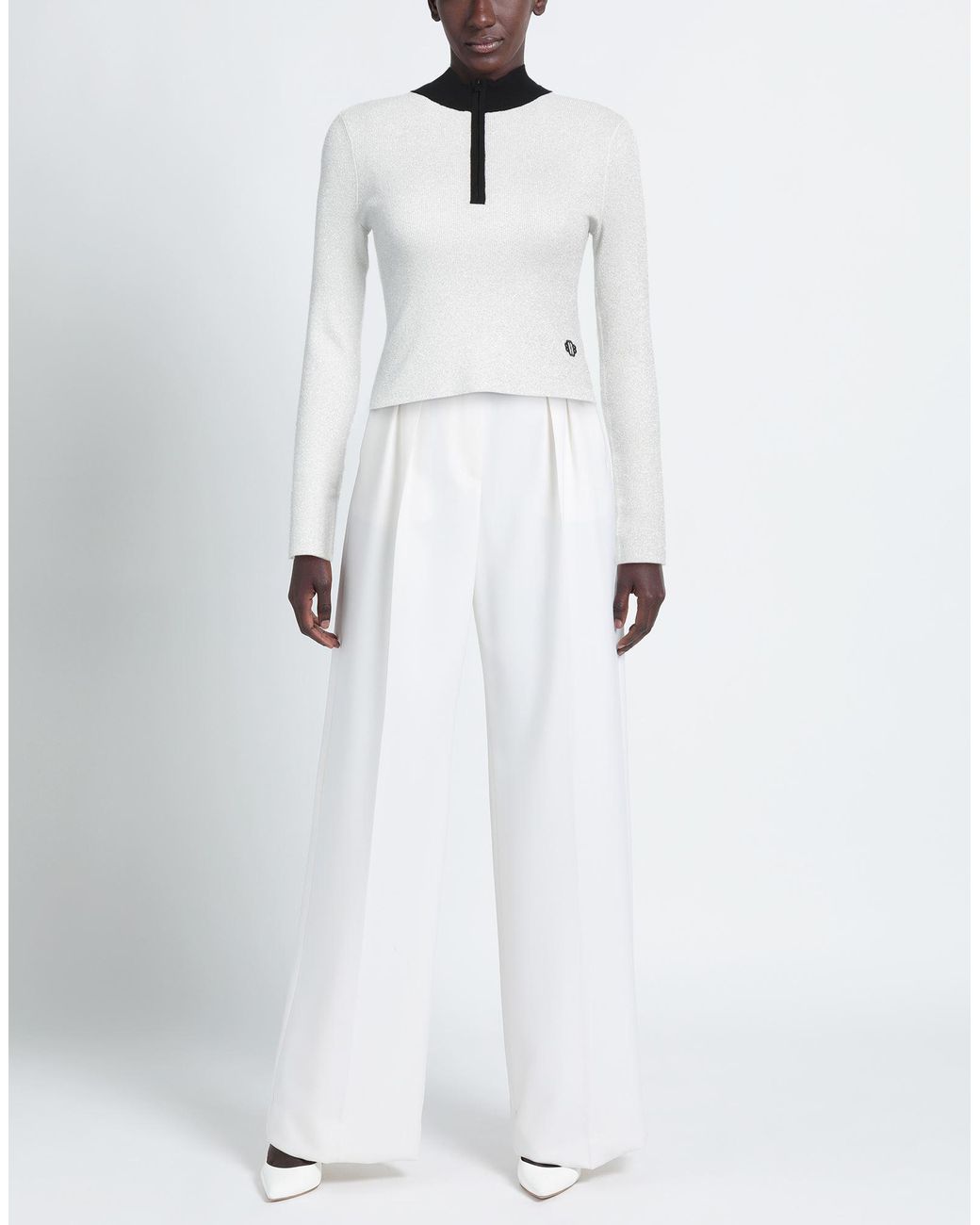 Maje White Rollkragenpullover