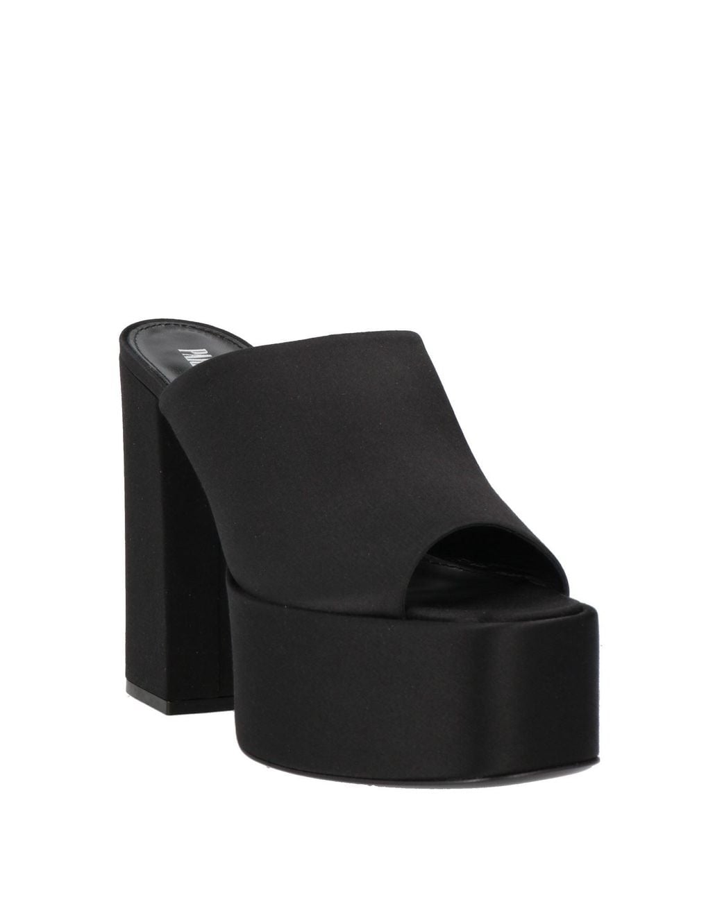 Paris Texas Black Sandals