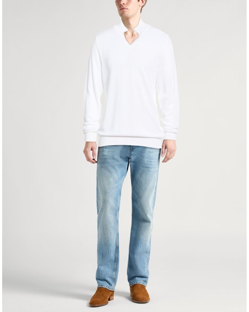 Pullover di Fedeli in White da Uomo