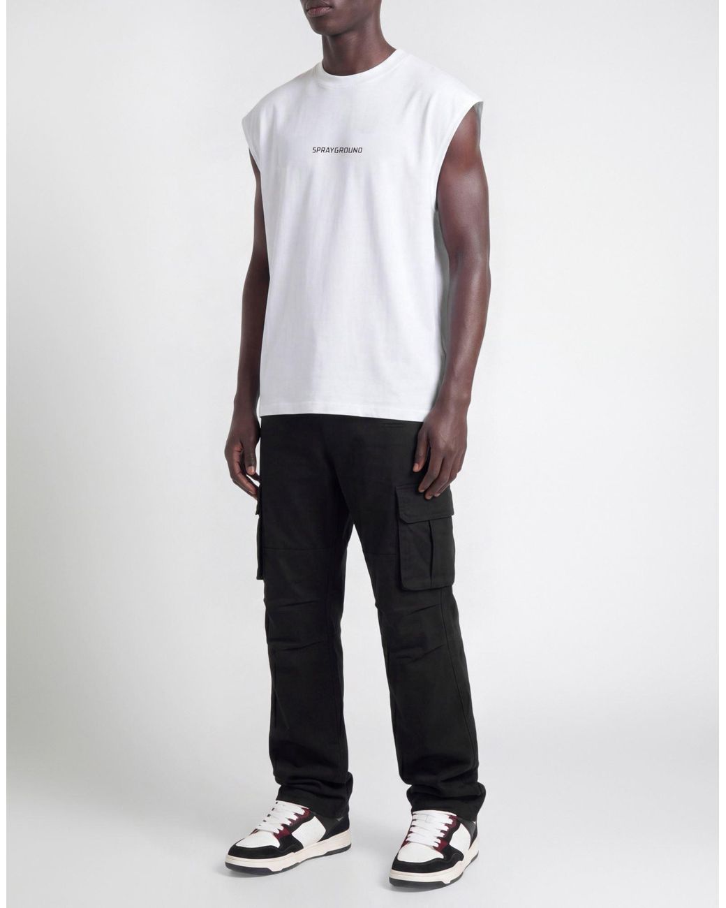 Sprayground White T-Shirt for men