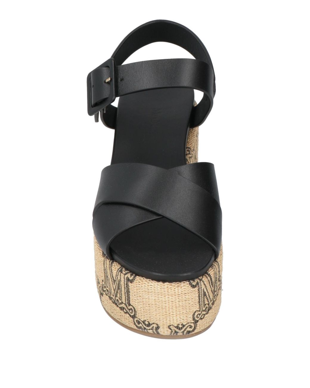 Max Mara Black Espadrilles