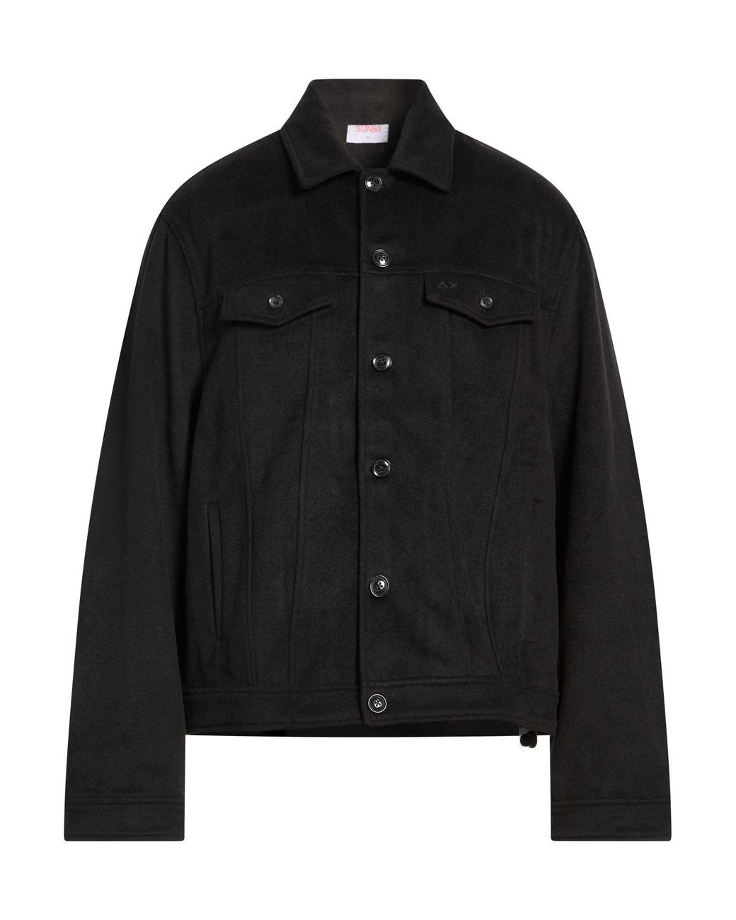 Sun 68 Black Jacket for men