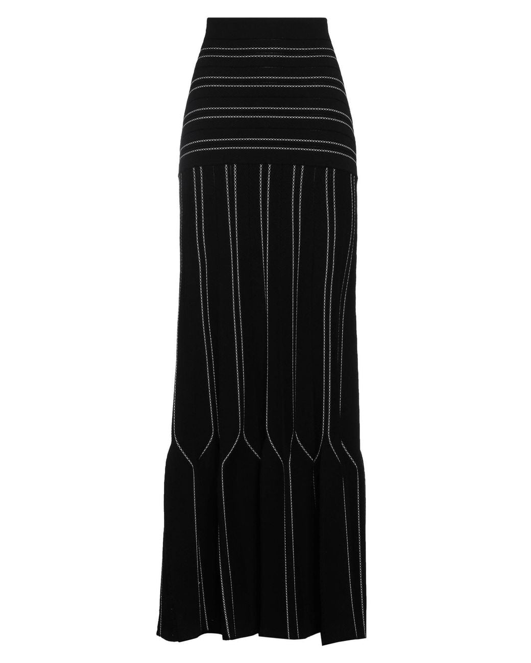 Elisabetta Franchi Black Maxi Skirt