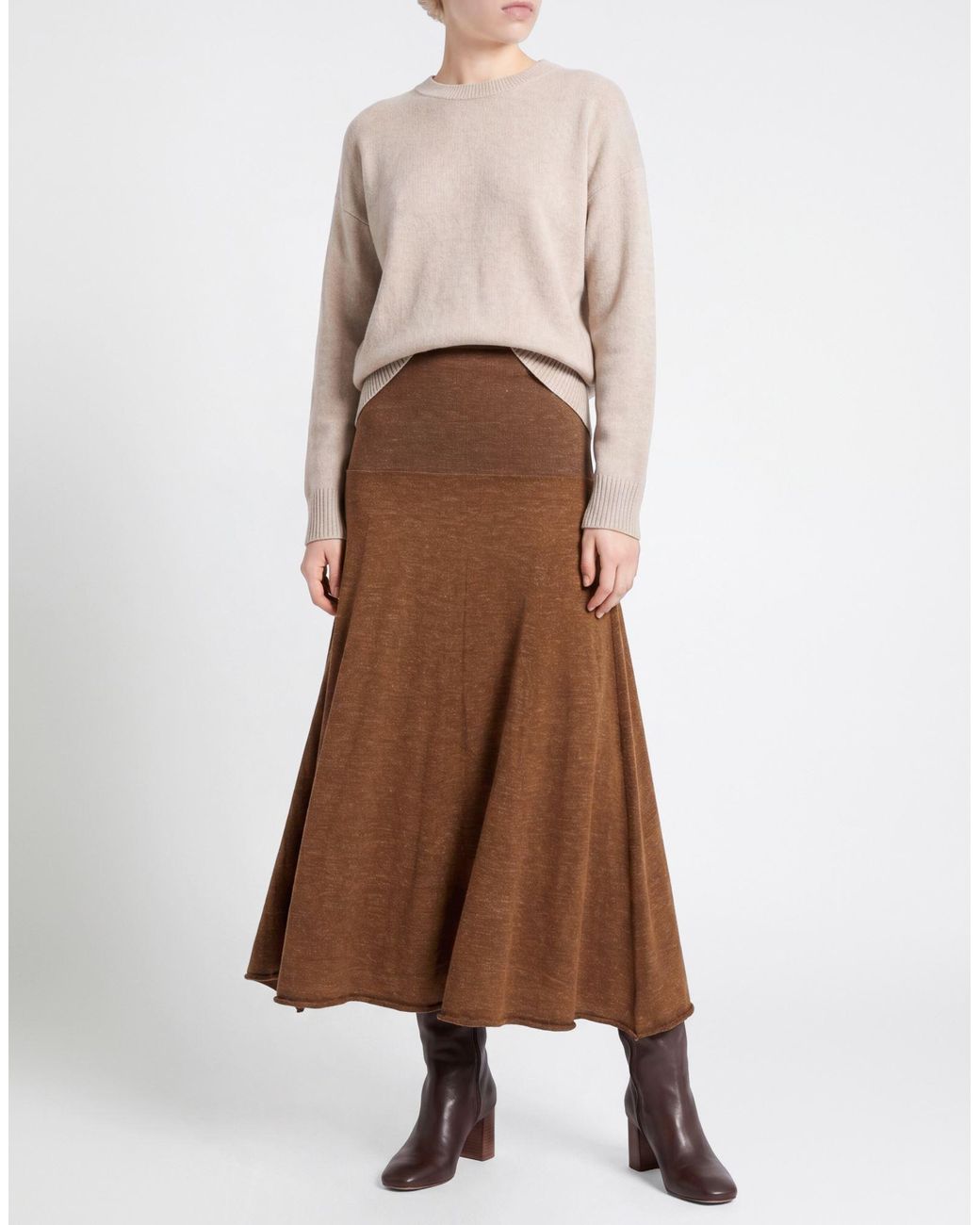 Antonia Zander Brown Maxi Skirt