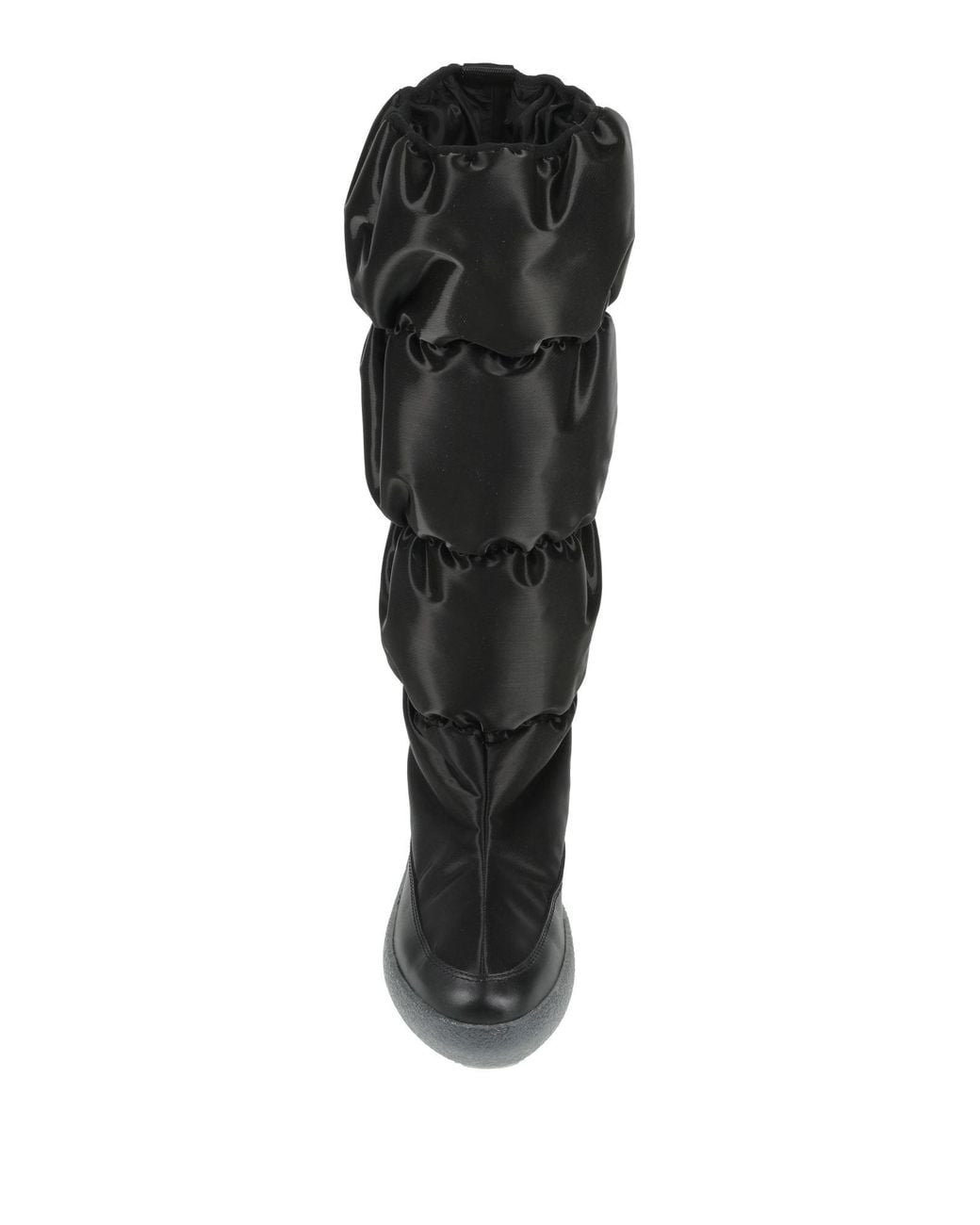 Giorgio Armani Black Boot Polyester, Polyamide, Silk, Cow Leather