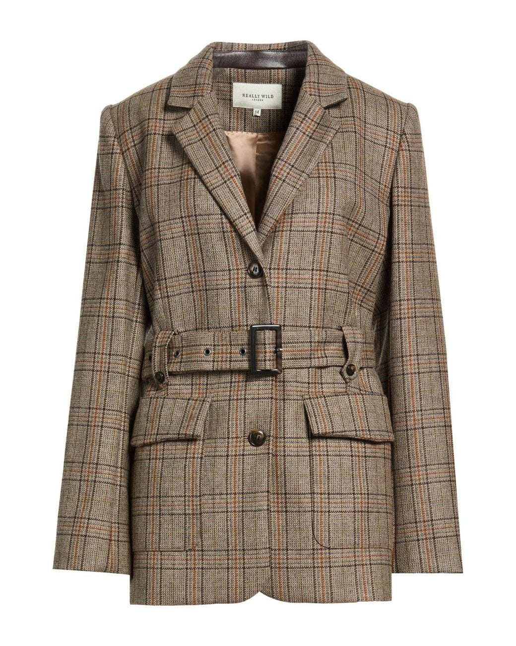 Really Wild Clothing Brown Coat Wool