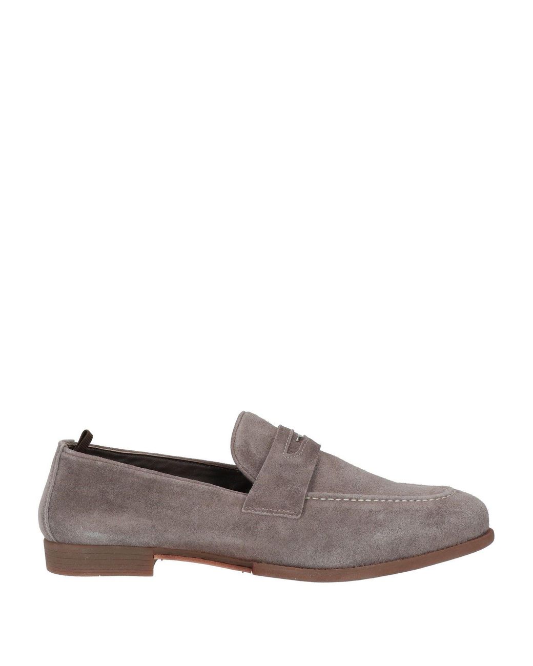 Alberto Guardiani Gray Loafers Leather for men