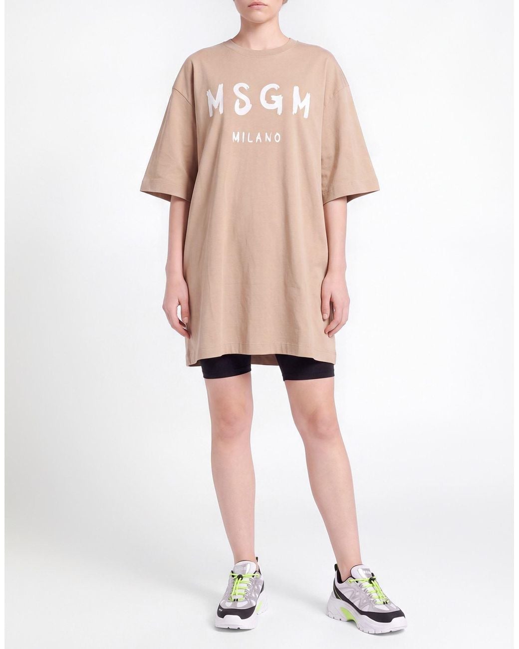 Minivestido MSGM de color Natural