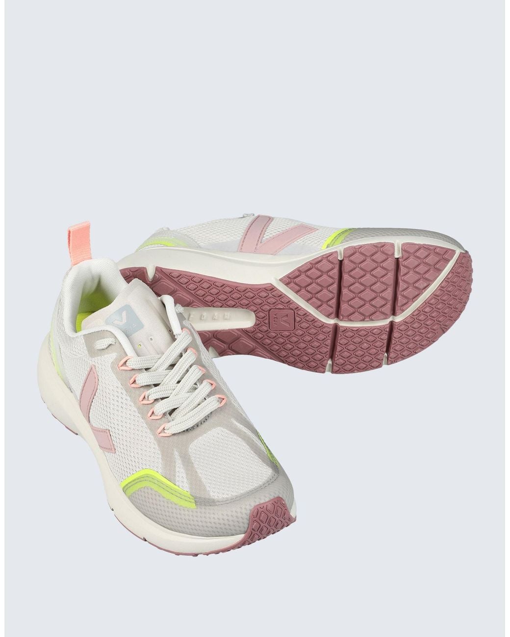 Veja White Sneakers Textile Fibers