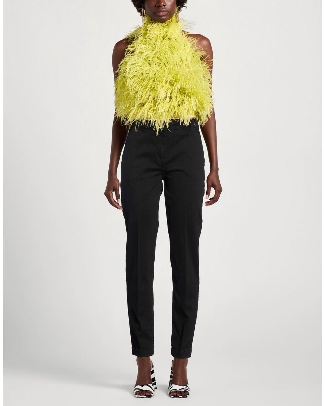 Manila Grace Black Pants