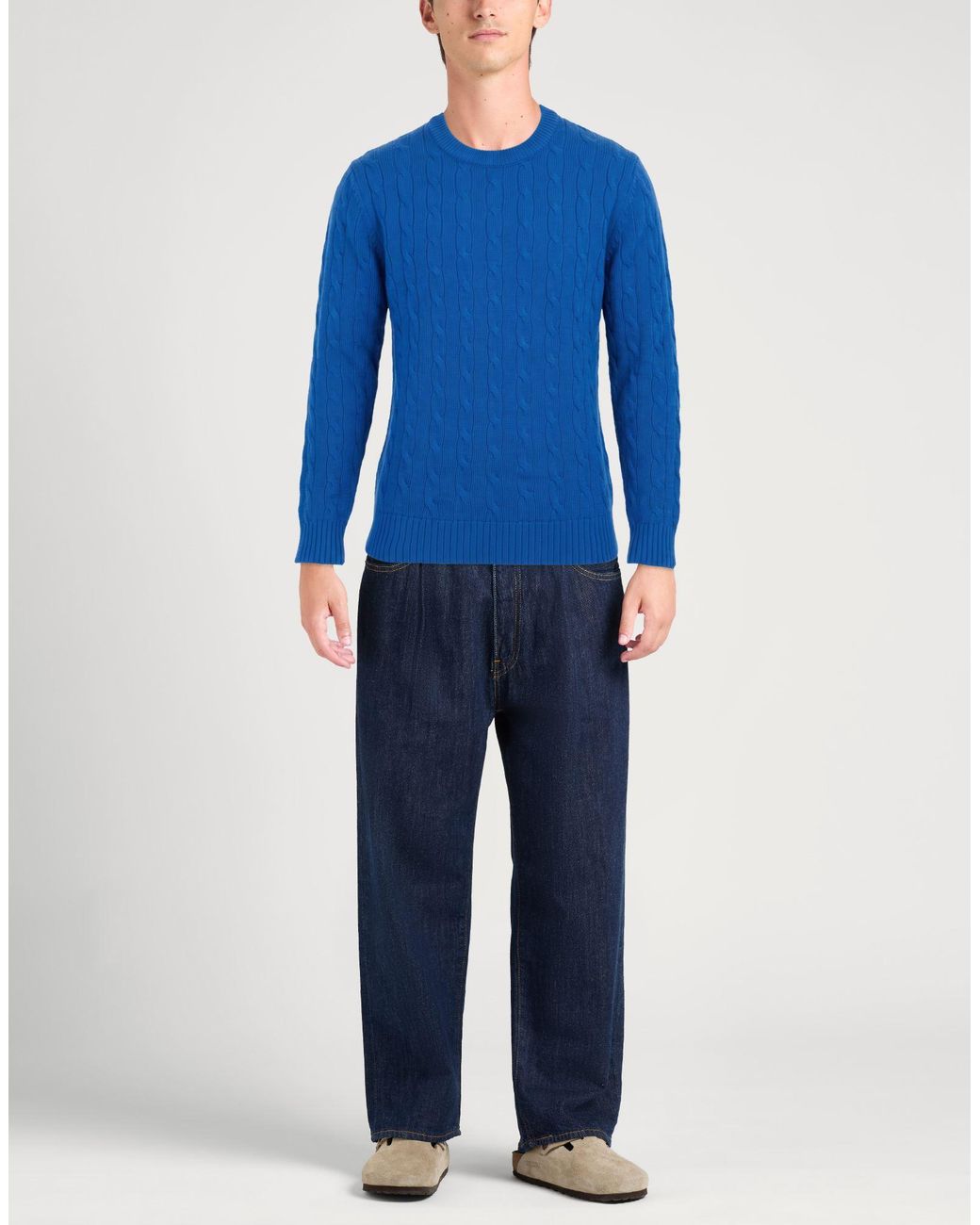 Berna Blue Sweaters for men