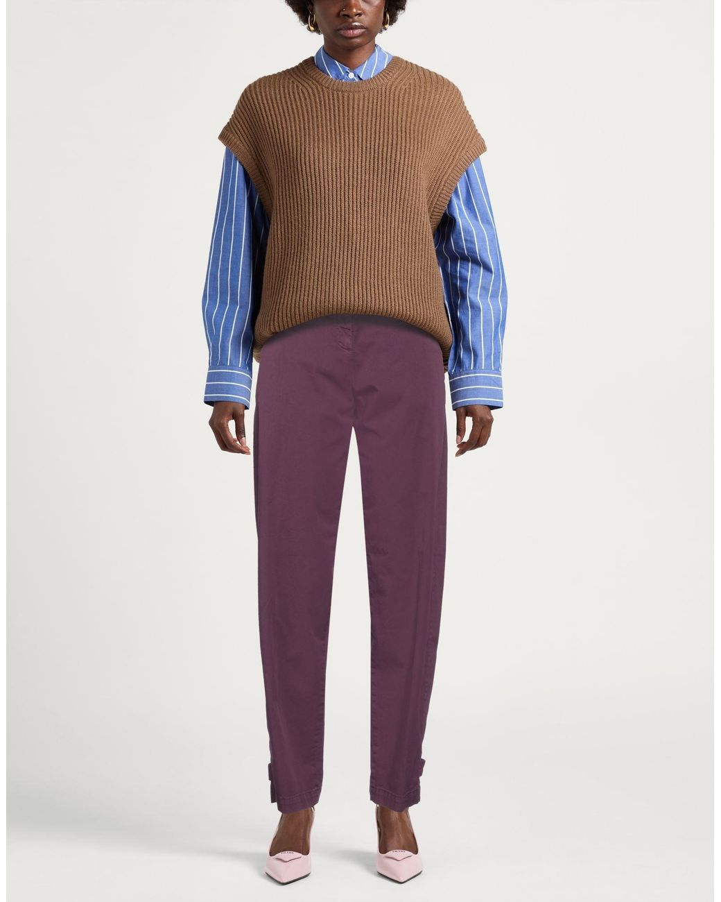 Massimo Alba Purple Trouser