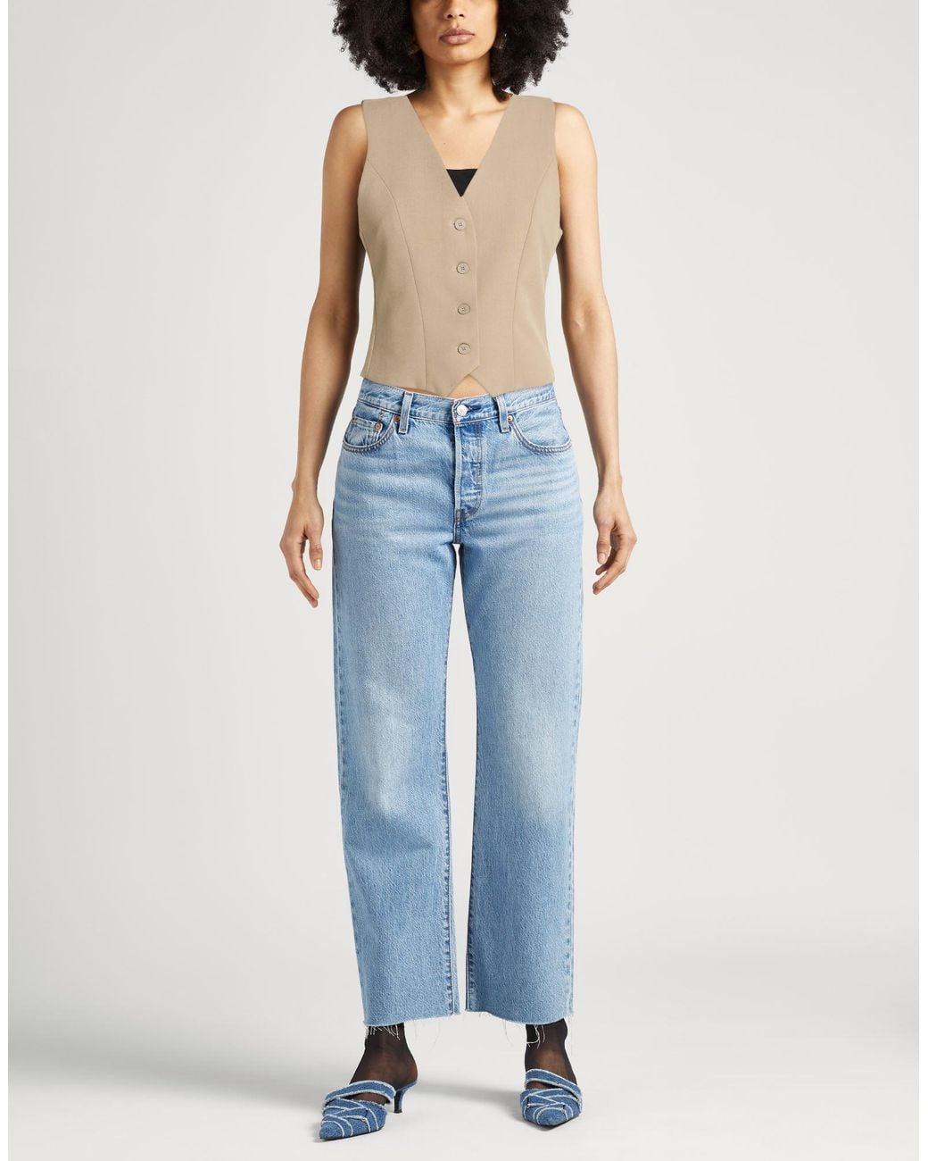 Kaos Natural Tailored Vest Polyester, Viscose, Elastane