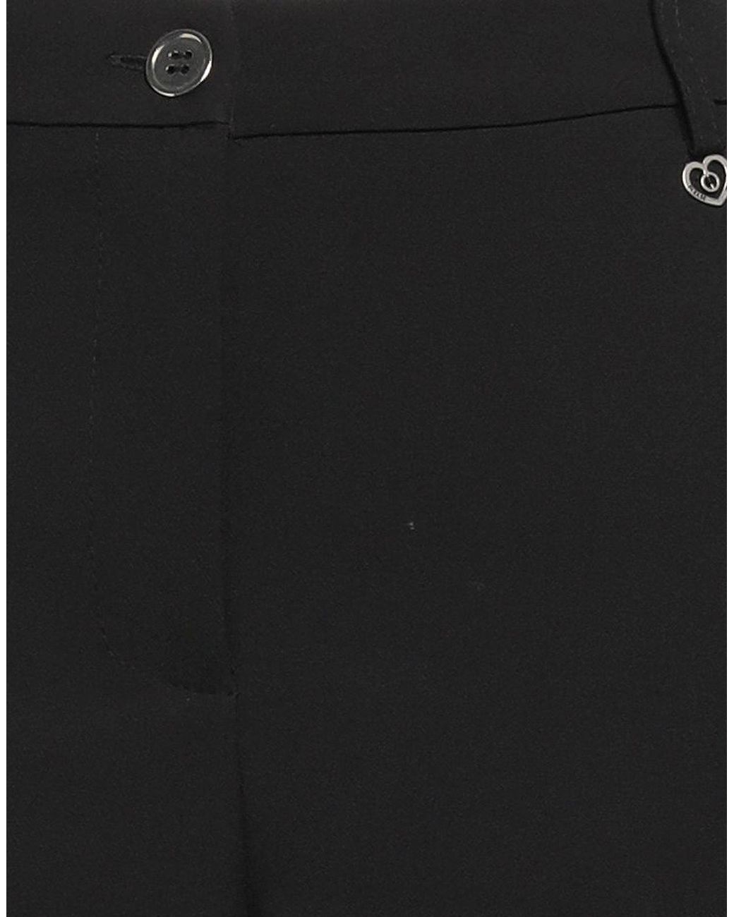 Please Black Pants Polyester, Elastane