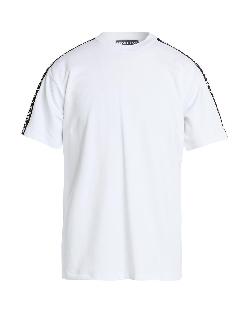 Versace Jeans Couture White T-Shirt Cotton, Elastane for men