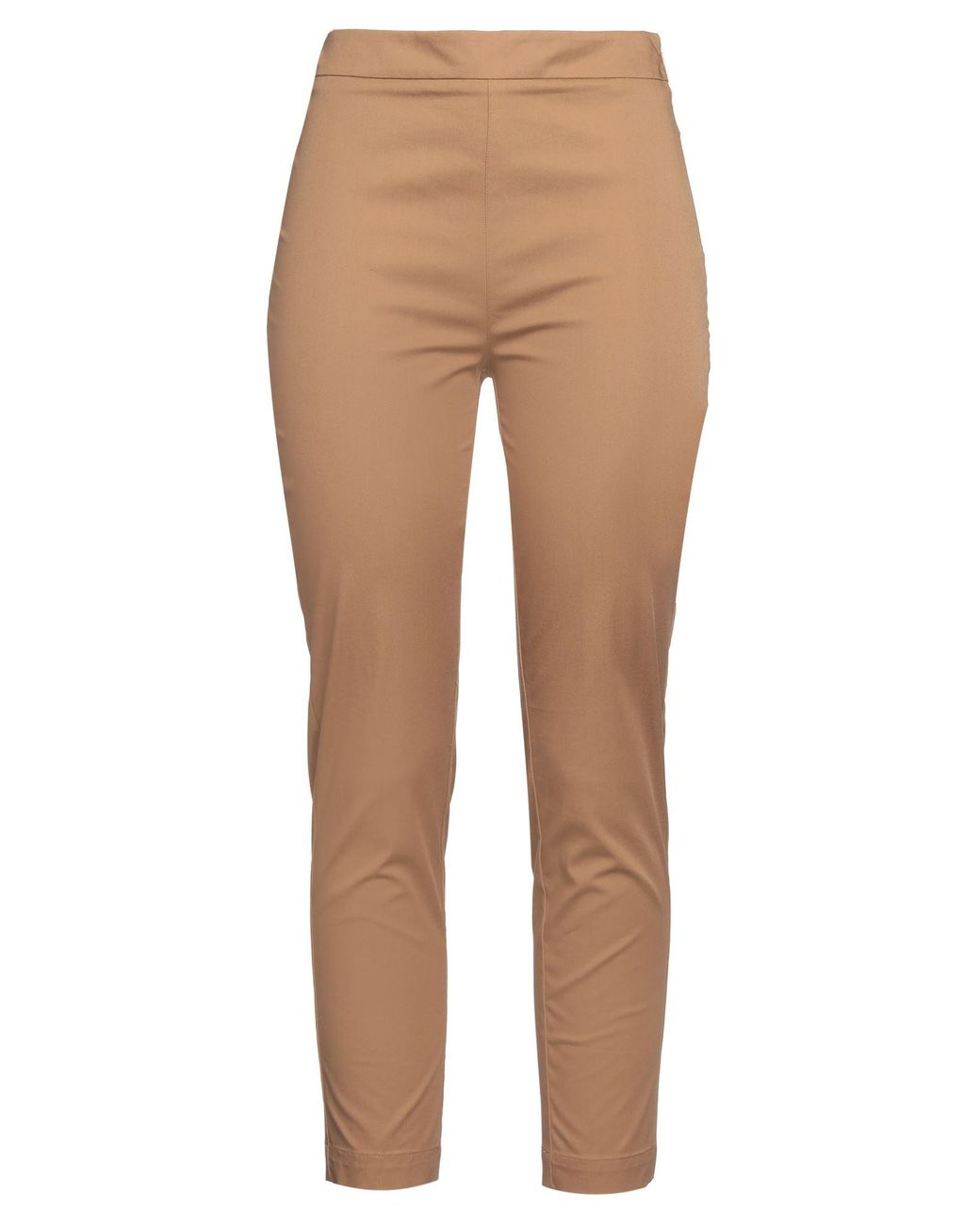 Ballantyne Natural Camel Pants Cotton, Elastane