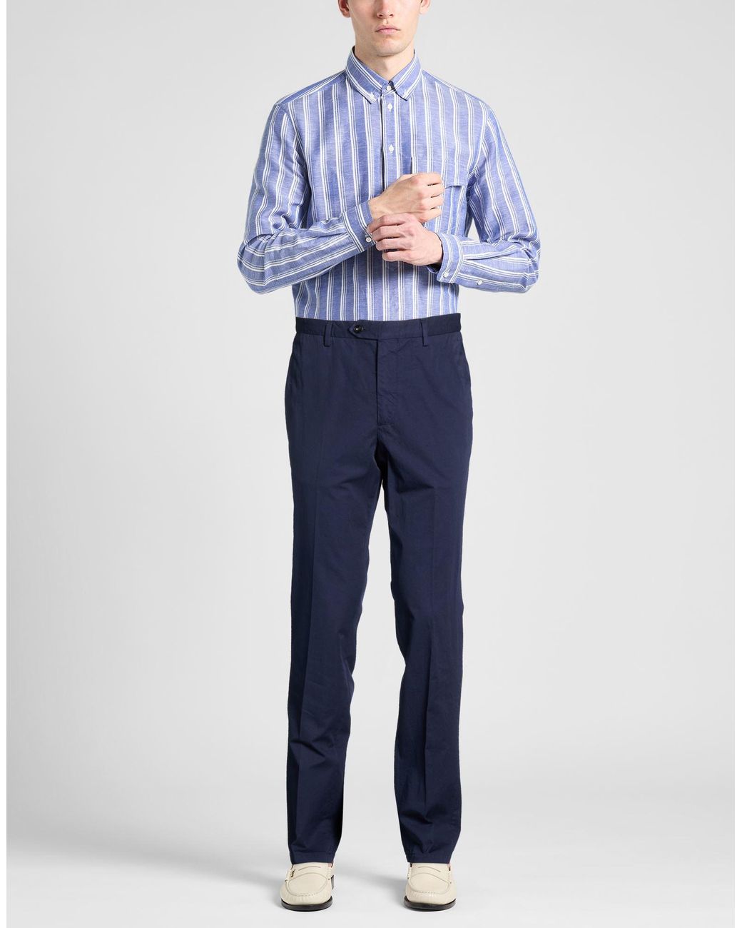 Drumohr Blue Trouser for men