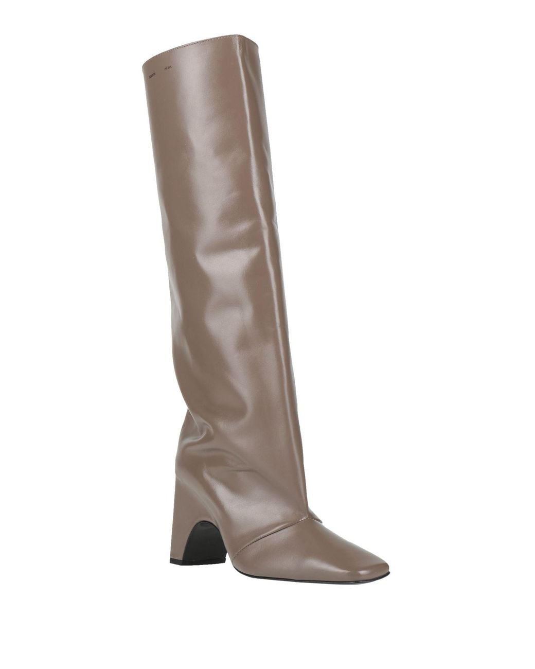 Coperni Gray Taupe Boot Leather