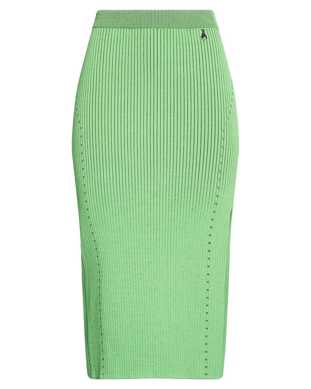 Patrizia Pepe Green Midi Skirt