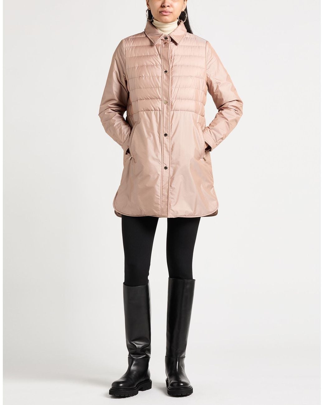 Moorer Natural Blush Puffer Polyester, Polyamide