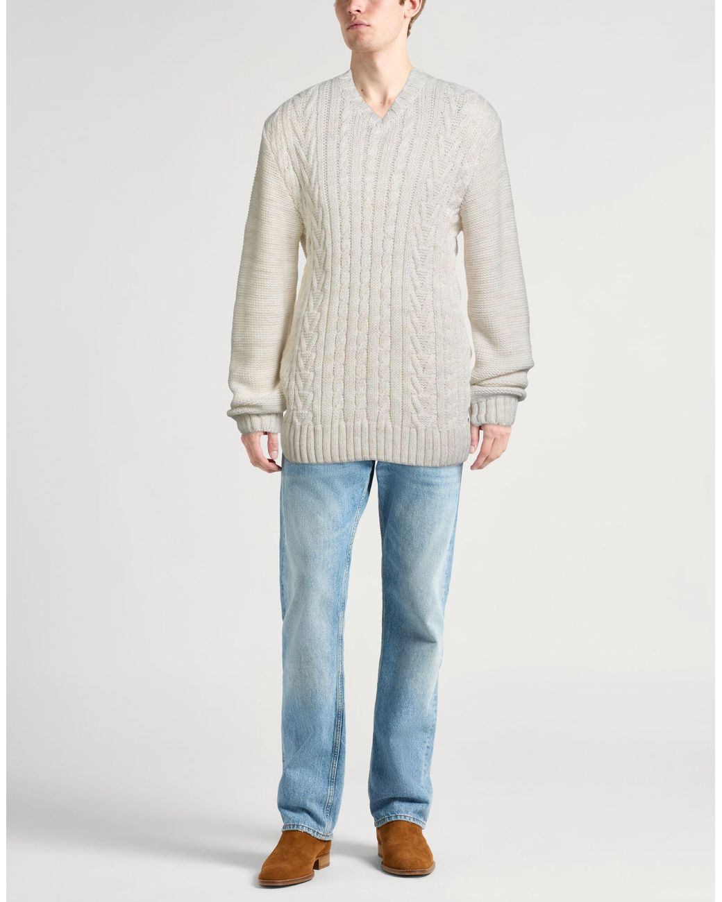 Bomboogie White Jumper for men