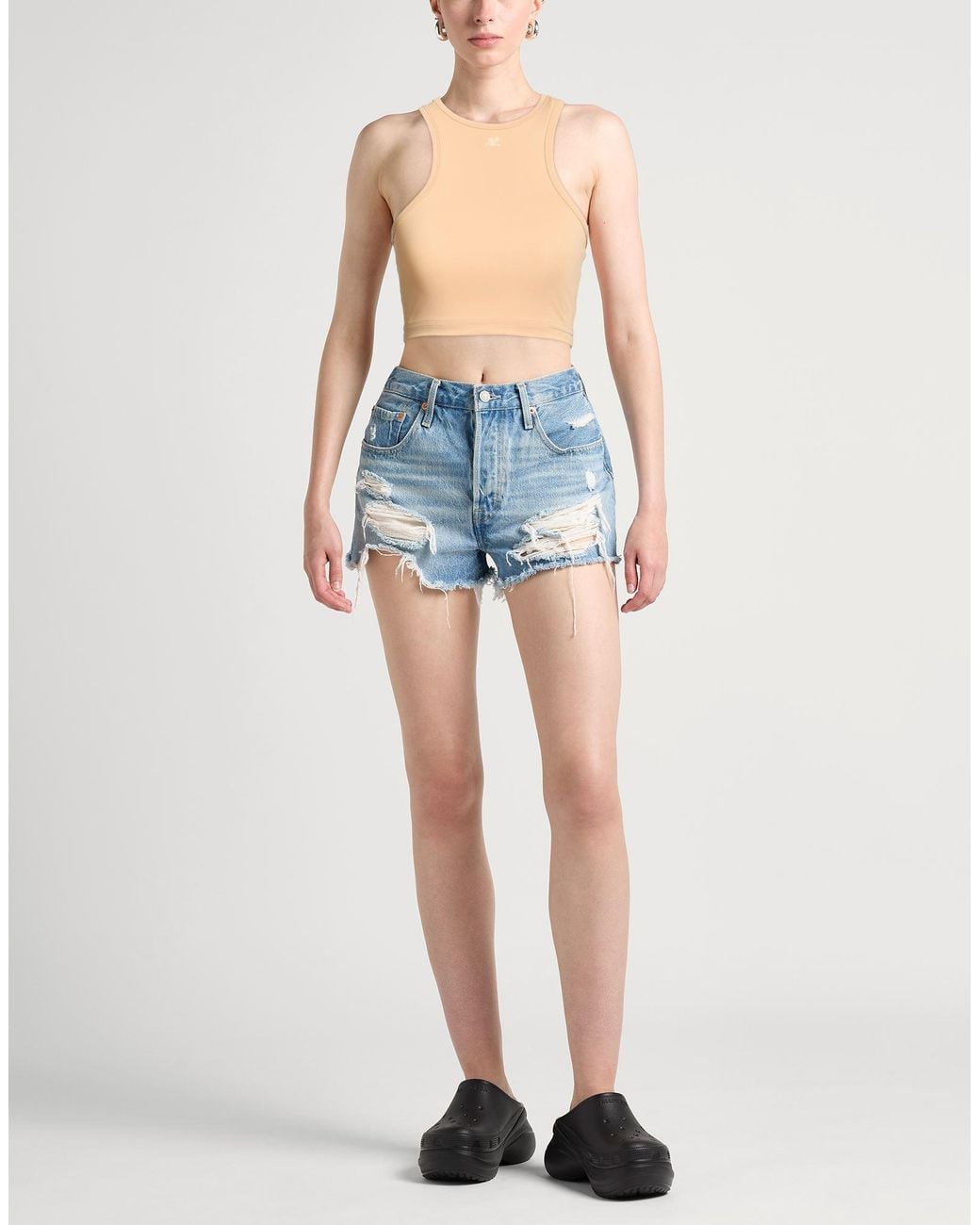 Courreges Natural Top Polyamide, Elastane