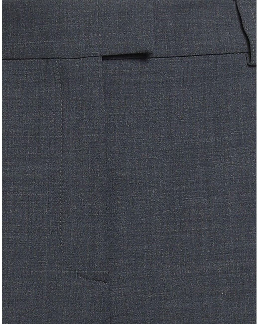 Paul & Joe Blue Charcoal Pants Wool, Elastane